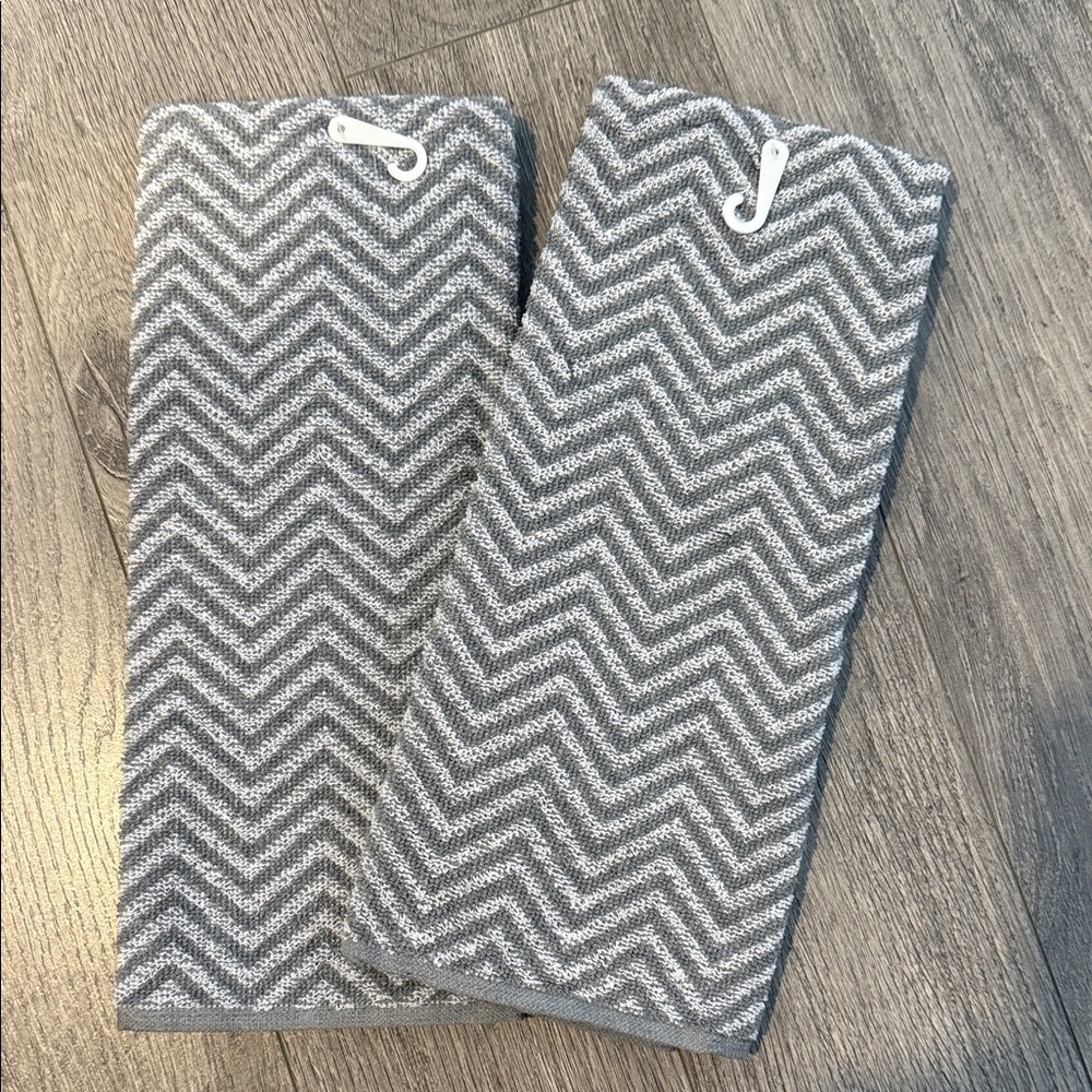New Gray Chevron Hands Cotton  Towels